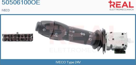 REAL 50506100OE - Steering Column Switch car-mod.net