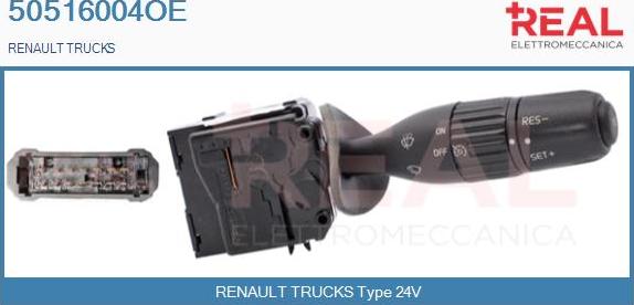 REAL 50516004OE - Steering Column Switch car-mod.net