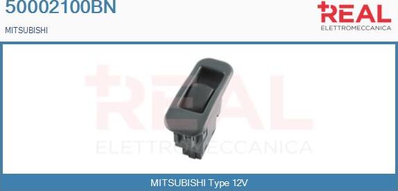 REAL 50002100BN - Switch, window regulator car-mod.net