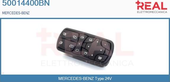 REAL 50014400BN - Switch, window regulator car-mod.net
