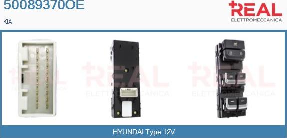 REAL 50089370OE - Switch, window regulator car-mod.net