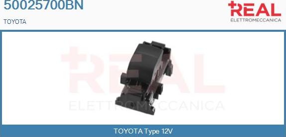 REAL 50025700BN - Switch, window regulator car-mod.net