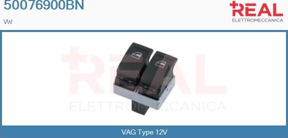 REAL 50076900BN - Switch, window regulator car-mod.net
