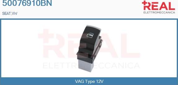 REAL 50076910BN - Switch, window regulator car-mod.net
