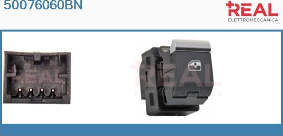 REAL 50076060BN - Switch, window regulator car-mod.net