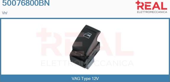 REAL 50076800BN - Switch, window regulator car-mod.net