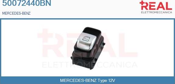 REAL 50072440BN - Switch, window regulator car-mod.net