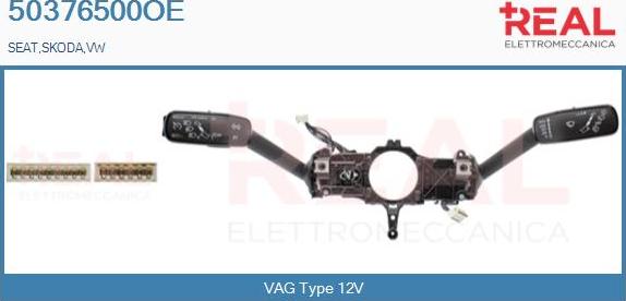 REAL 50376500OE - Steering Column Switch car-mod.net