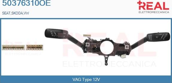 REAL 50376310OE - Steering Column Switch car-mod.net