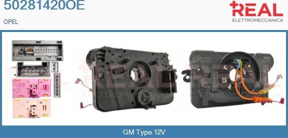 REAL 50281420OE - Clockspring, airbag car-mod.net