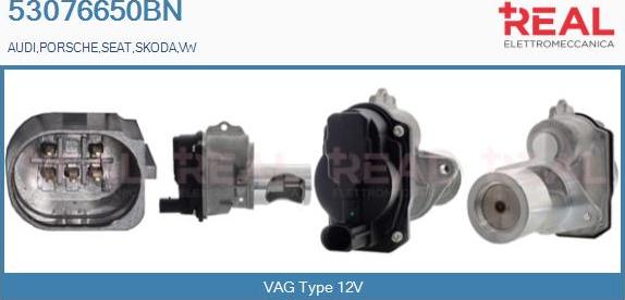 REAL 53076650BN - Solenoid Switch, starter car-mod.net