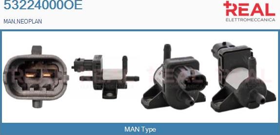 REAL 53224000OE - EGR Pressure Converter, exhaust control car-mod.net