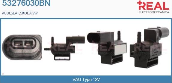 REAL 53276030BN - EGR Pressure Converter, exhaust control car-mod.net