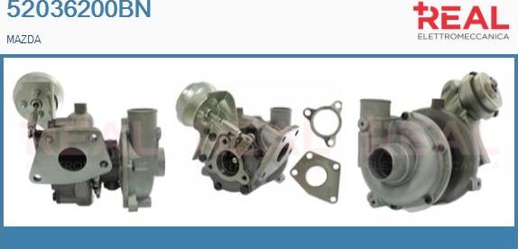 REAL 52036200BN - Charger, charging system car-mod.net