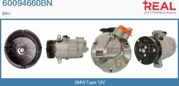 REAL 60094660BN - Compressor, air conditioning car-mod.net