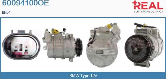 REAL 60094100OE - Compressor, air conditioning car-mod.net