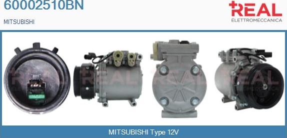 REAL 60002510BN - Compressor, air conditioning car-mod.net