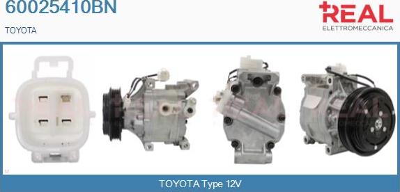 REAL 60025410BN - Compressor, air conditioning car-mod.net