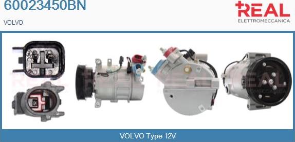 REAL 60023450BN - Compressor, air conditioning car-mod.net