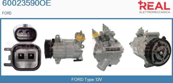 REAL 60023590OE - Compressor, air conditioning car-mod.net