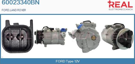 REAL 60023340BN - Compressor, air conditioning car-mod.net