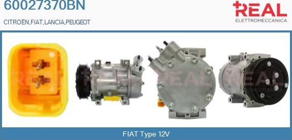 REAL 60027370BN - Compressor, air conditioning car-mod.net