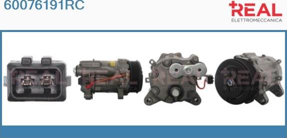 REAL 60076191RC - Compressor, air conditioning car-mod.net