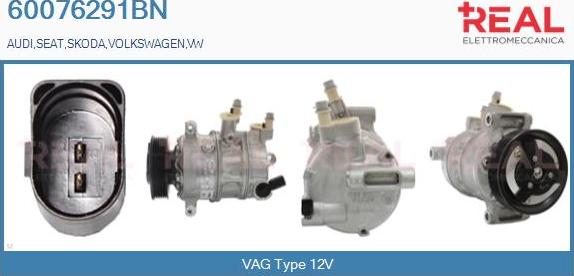 REAL 60076291BN - Compressor, air conditioning car-mod.net