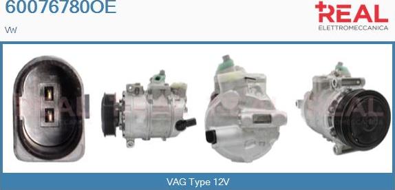 REAL 60076780OE - Compressor, air conditioning car-mod.net