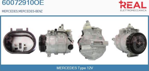 REAL 60072910OE - Compressor, air conditioning car-mod.net