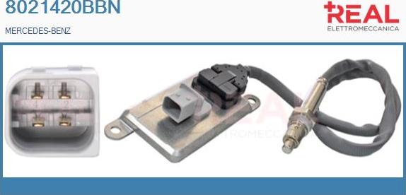 REAL 8021420BBN - NOx Sensor, urea injection / catalyst car-mod.net