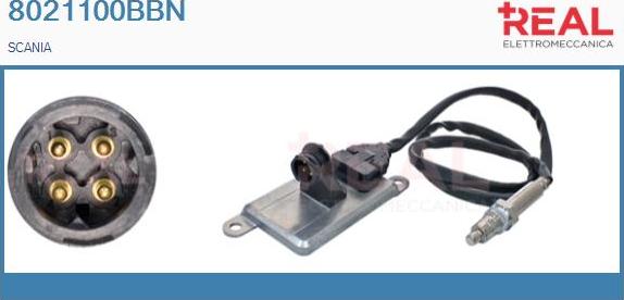 REAL 8021100BBN - NOx Sensor, urea injection / catalyst car-mod.net