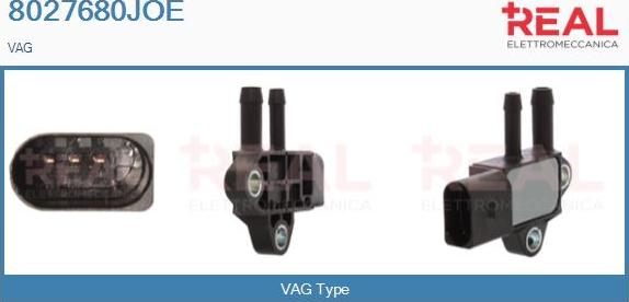REAL 8027680JOE - Exhaust pressure Sensor car-mod.net