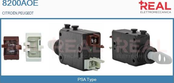 REAL 8200AOE - Actuator, central locking system car-mod.net