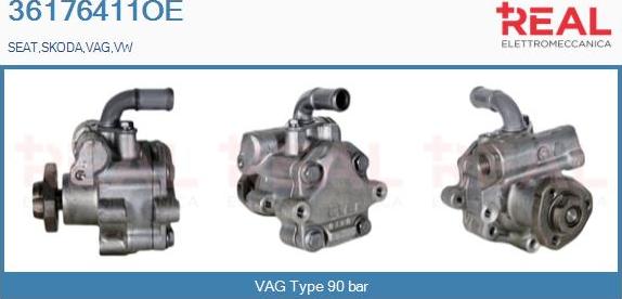 REAL 36176411OE - Hydraulic Pump, steering system car-mod.net
