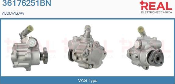 REAL 36176251BN - Hydraulic Pump, steering system car-mod.net