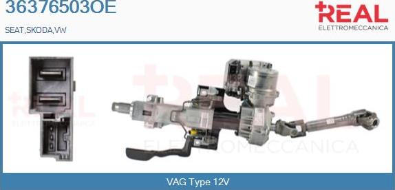 REAL 36376503OE - Steering Column car-mod.net