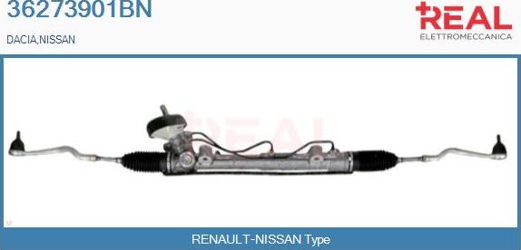 REAL 36273901BN - Steering Gear car-mod.net