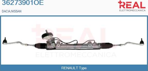 REAL 36273901OE - Steering Gear car-mod.net