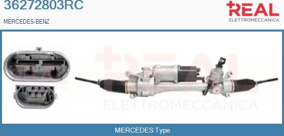 REAL 36272803RC - Steering Gear car-mod.net