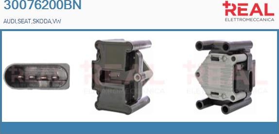 REAL 30076200BN - Ignition Coil car-mod.net