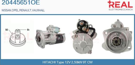 REAL 20445651OE - Starter car-mod.net