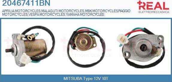 REAL 20467411BN - Starter car-mod.net