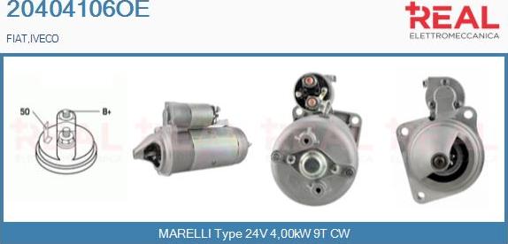 REAL 20404106OE - Starter car-mod.net