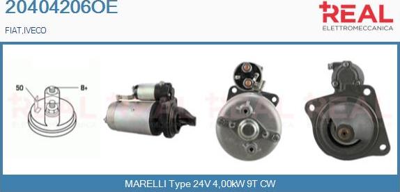 REAL 20404206OE - Starter car-mod.net