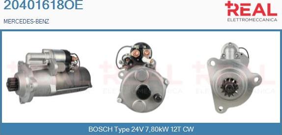 REAL 20401618OE - Starter car-mod.net