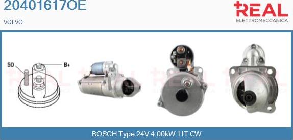 REAL 20401617OE - Starter car-mod.net