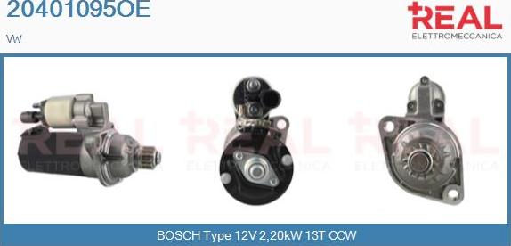 REAL 20401095OE - Starter car-mod.net