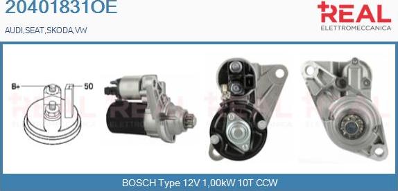 REAL 20401831OE - Starter car-mod.net