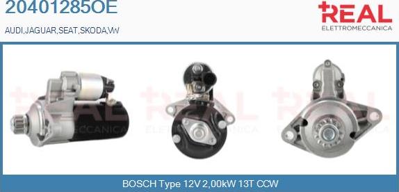 REAL 20401285OE - Starter car-mod.net